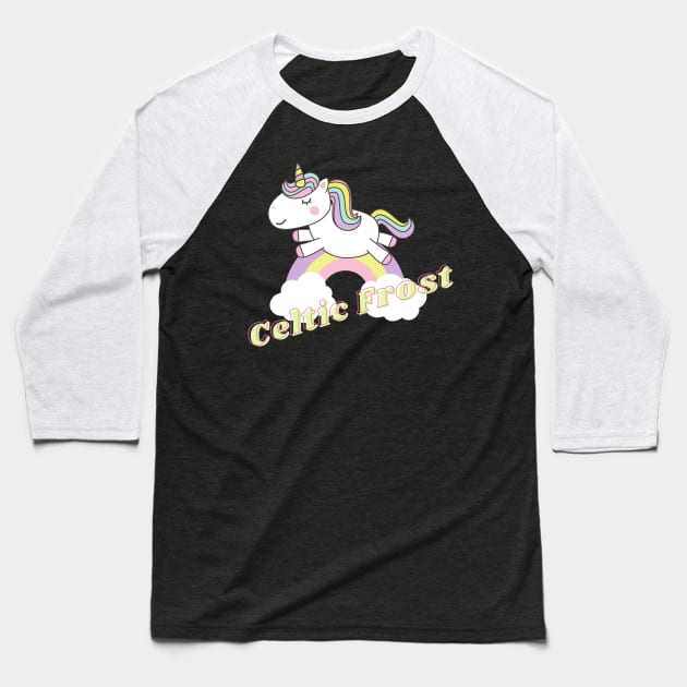 celtic frost ll unicorn Baseball T-Shirt by j and r